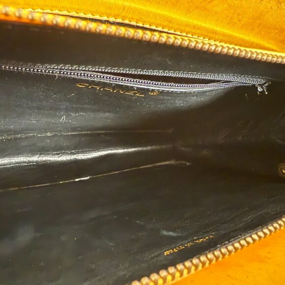 Authentic Chanel Quilted Leather Shoulder Bag – Mustard Yellow - Picture 11 of 16